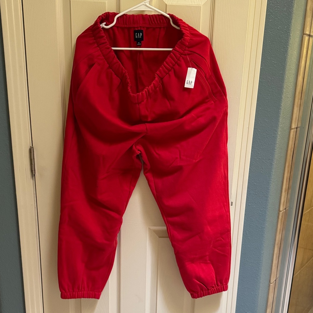 GAP Kids Vibrant Red Sweatpants